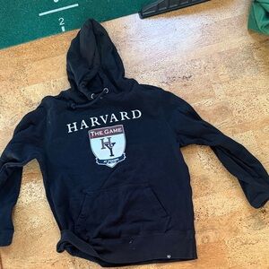 Harvard Black Hoodie Sweatshirt